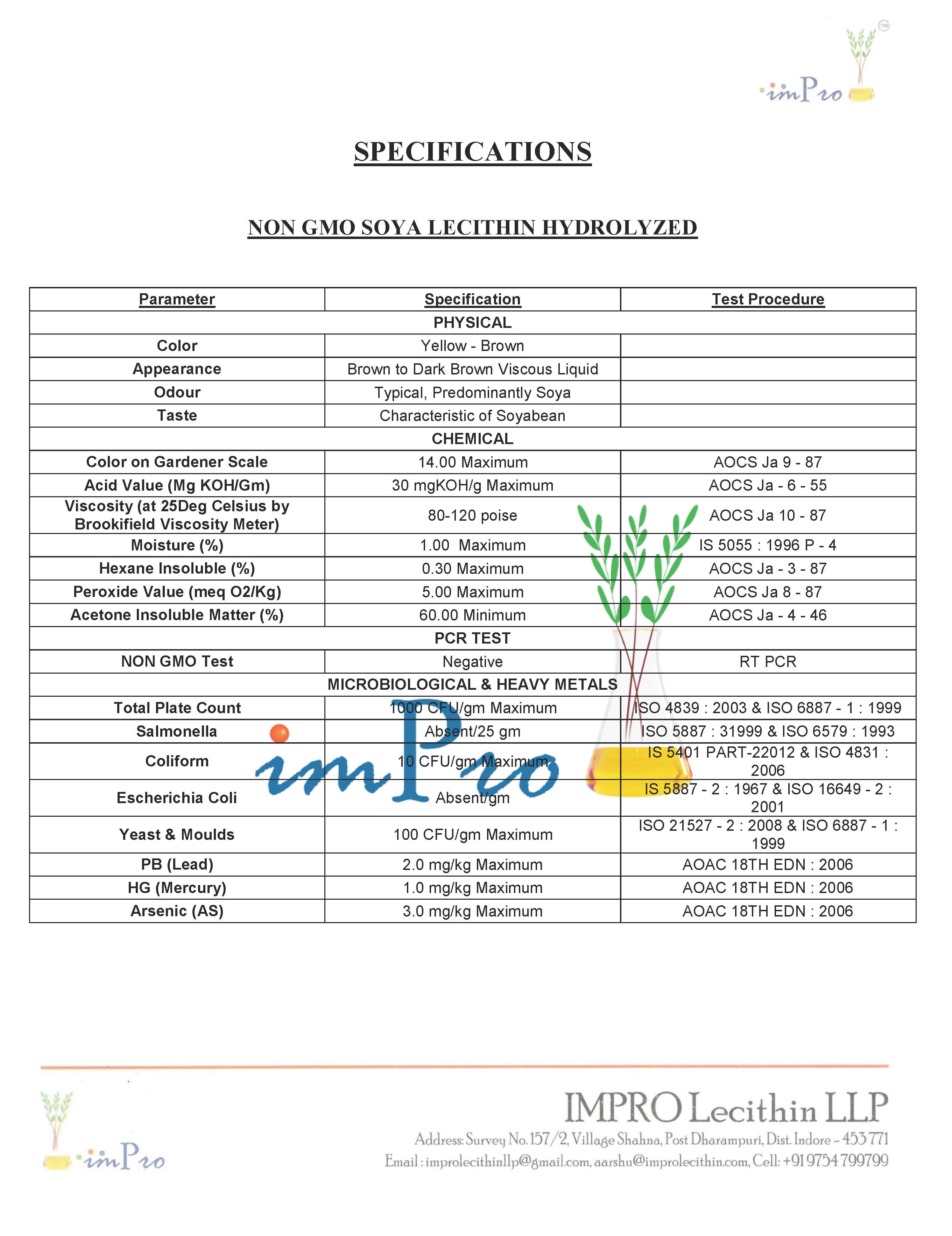 IMPRO LECITHIN LLP, INDORE